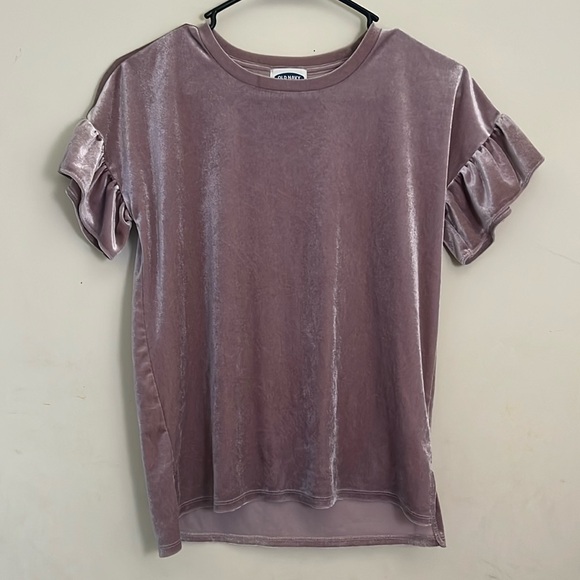 Old Navy Pink Velvet Shirt - Picture 1 of 5